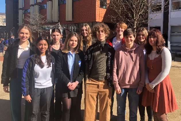 The participants in the Linguistics Olympiad 