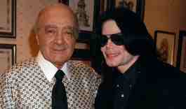 Michael Jackson with Mohamed Al Fayed