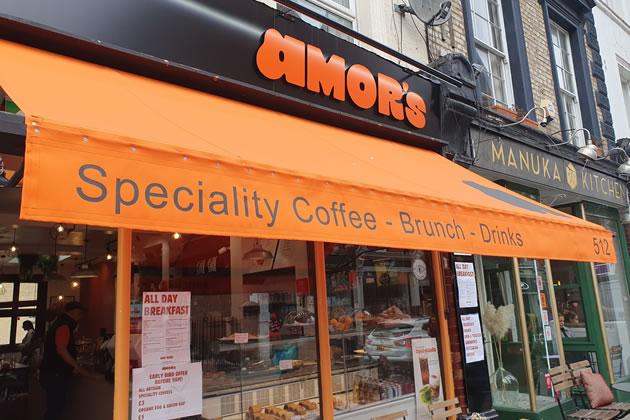 Amor&rsquo;s Artisanal Caf&eacute;.