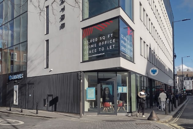 Barclays Bank on Fulham Broadway 