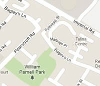 Imperial Road map in Fulham