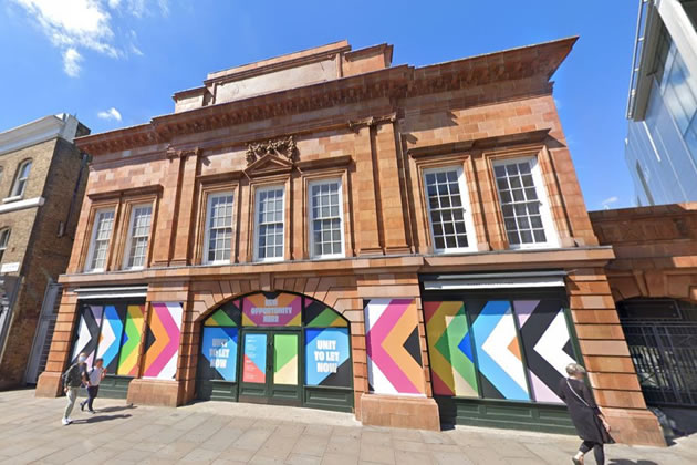 The building on Fulham Road was most recently used as a food court
