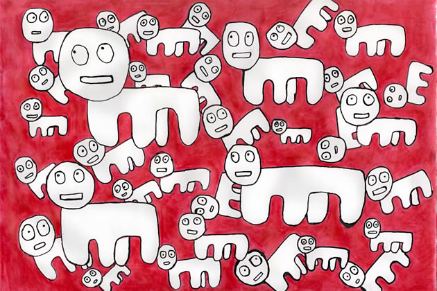 Autism Creature Jumble - the Autism Creature. &copy;Orlando Richardson.