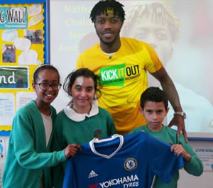 Sulivan pupils meet Nathaniel Chalobah