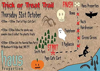 Trick or Treat Treasure Trail in Fulham