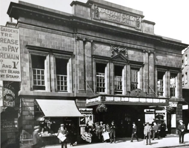 Walham Green station in its heyday