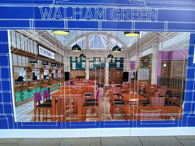 Wetherspoons heralds its arrival 