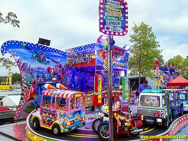 Parnham Funfair: Eelbrook Common & Parsons Green