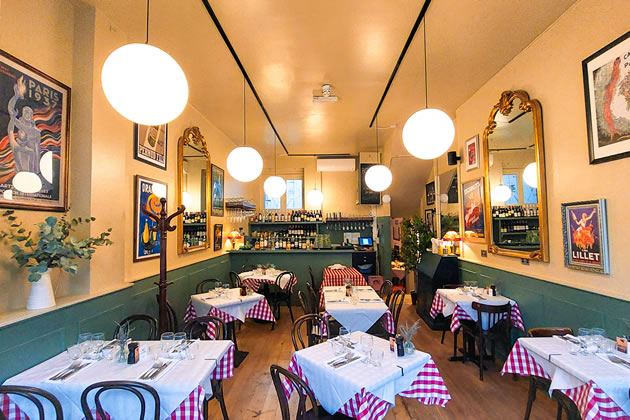 The interior of La Bouffe