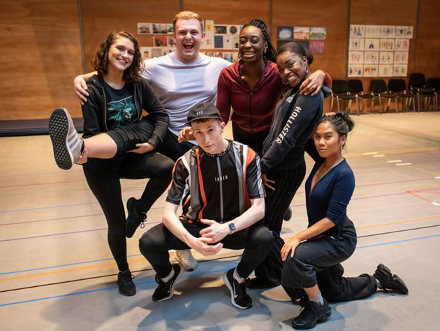 Celebration at the Lyric Theatre Hammersmith after target reached