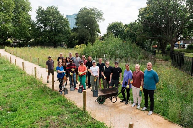 Volunteers at Normand Park